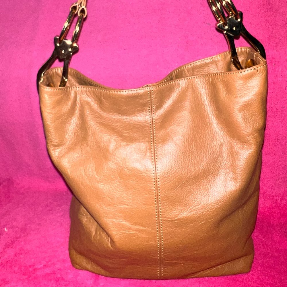 JPK PARIS 75 BROWN LEATHER BUCKET BAG